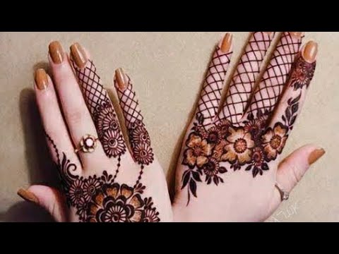 जाल फिंगर मेहंदी डिजाइन