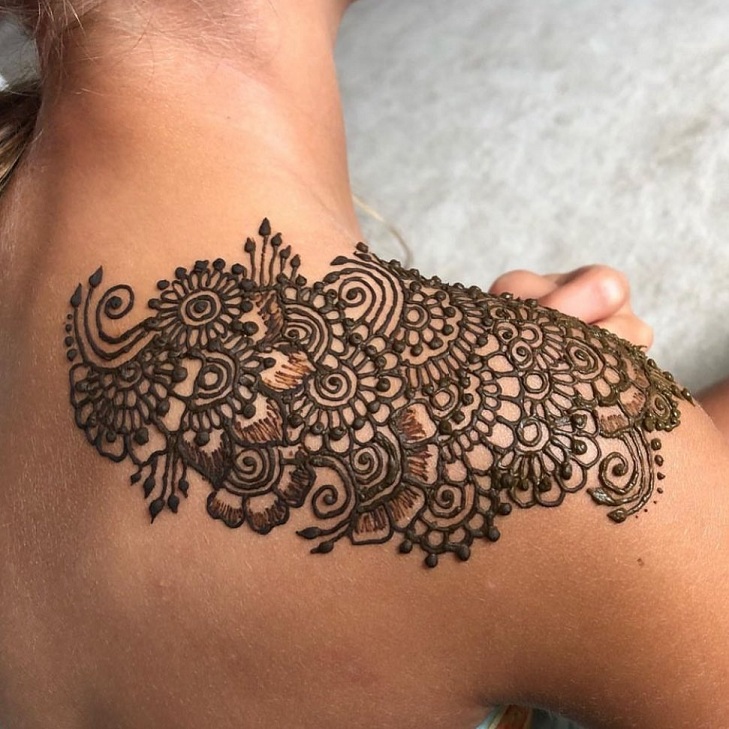 Monogram Mehndi Designs