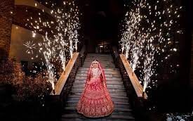 (Bridal Entering with Firecrackers