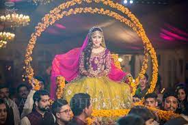 Bridal Entry Ideas with Palaki