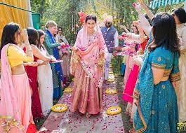 Flower Shower Entry for Bride