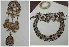 Jewellery Pattern Baju Mehndi Design