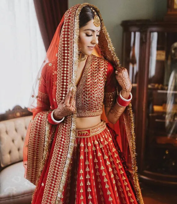 Handcrafted Zari Dupatta for Bridal