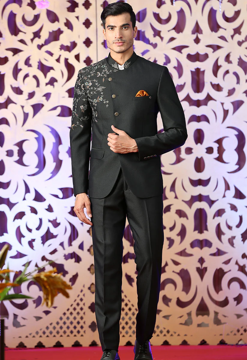 Embroidered Coat-Pant