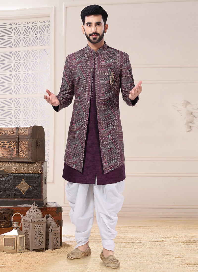 Indo-Western Fusion Sherwani