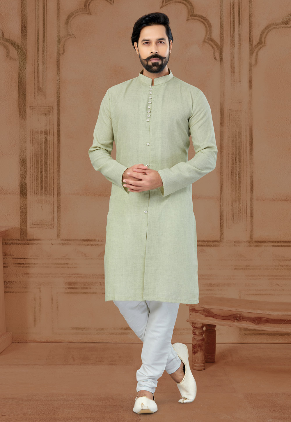 Linen Kurta Pyjama