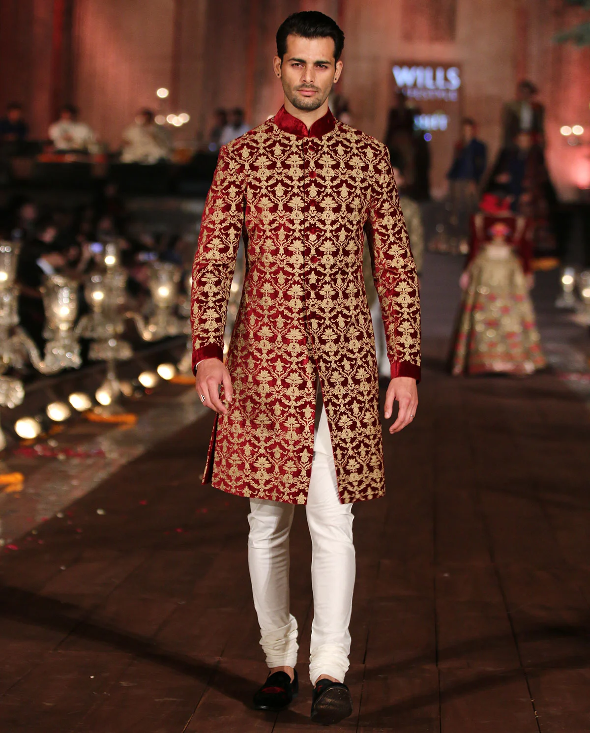 Velvet Sherwani
