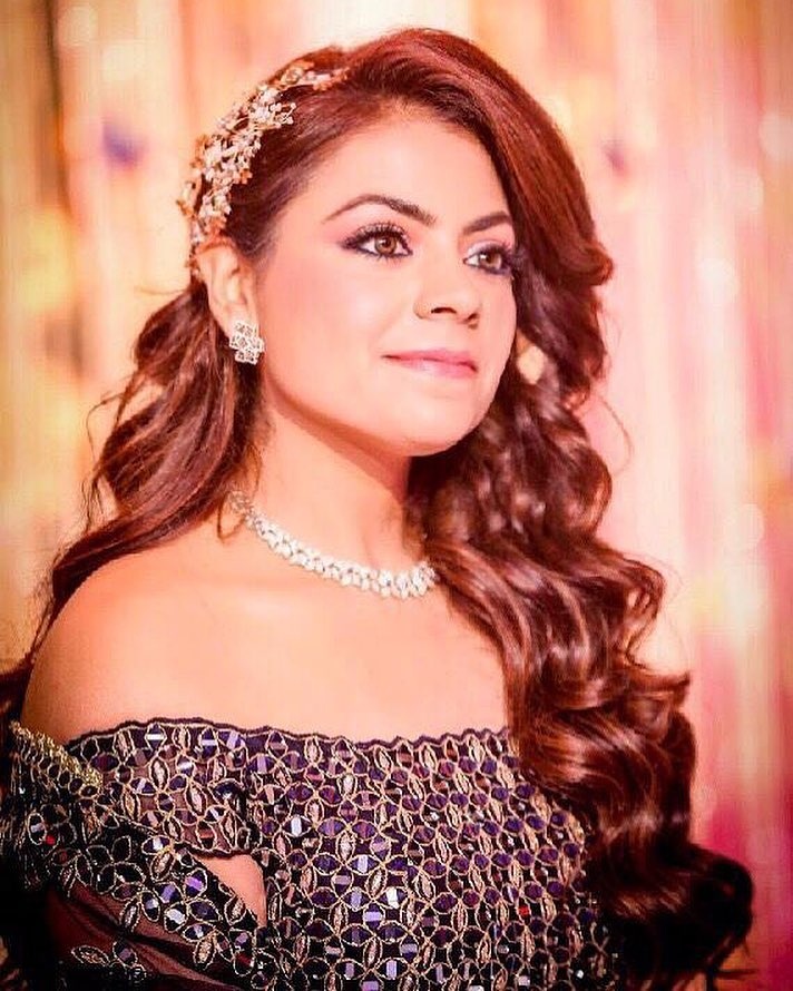 Side-Swept Curls with Hair Accessories