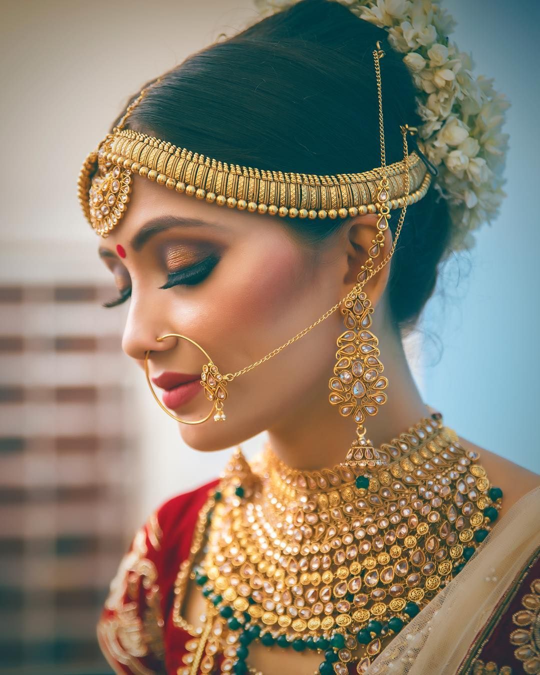 Gold Matha Patti Tanishq Inspired