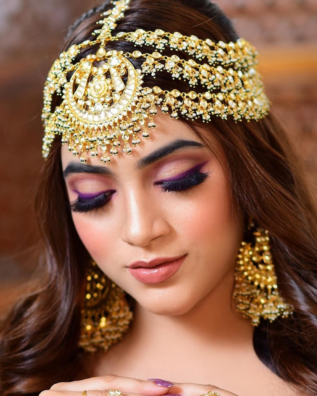 Kundan Matha Patti Bridal