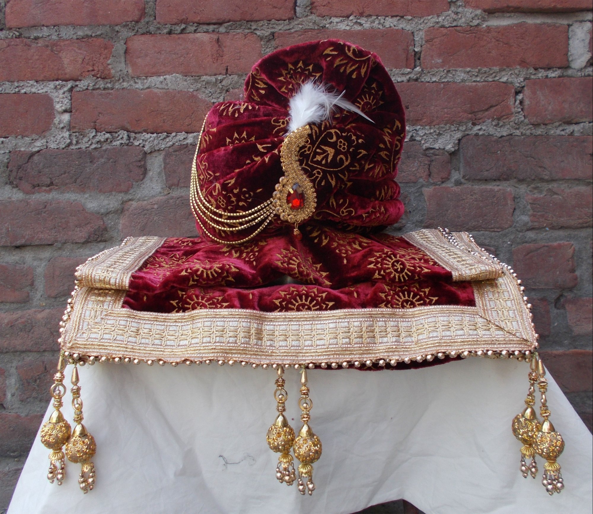 Floral Pagdi for Groom