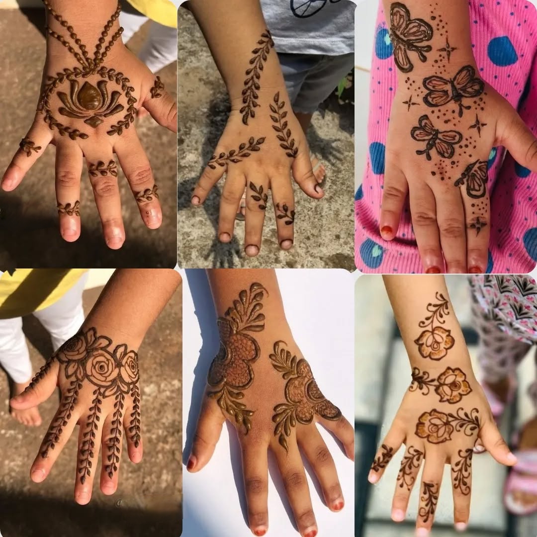 Bracelet Mehndi Design for Kids