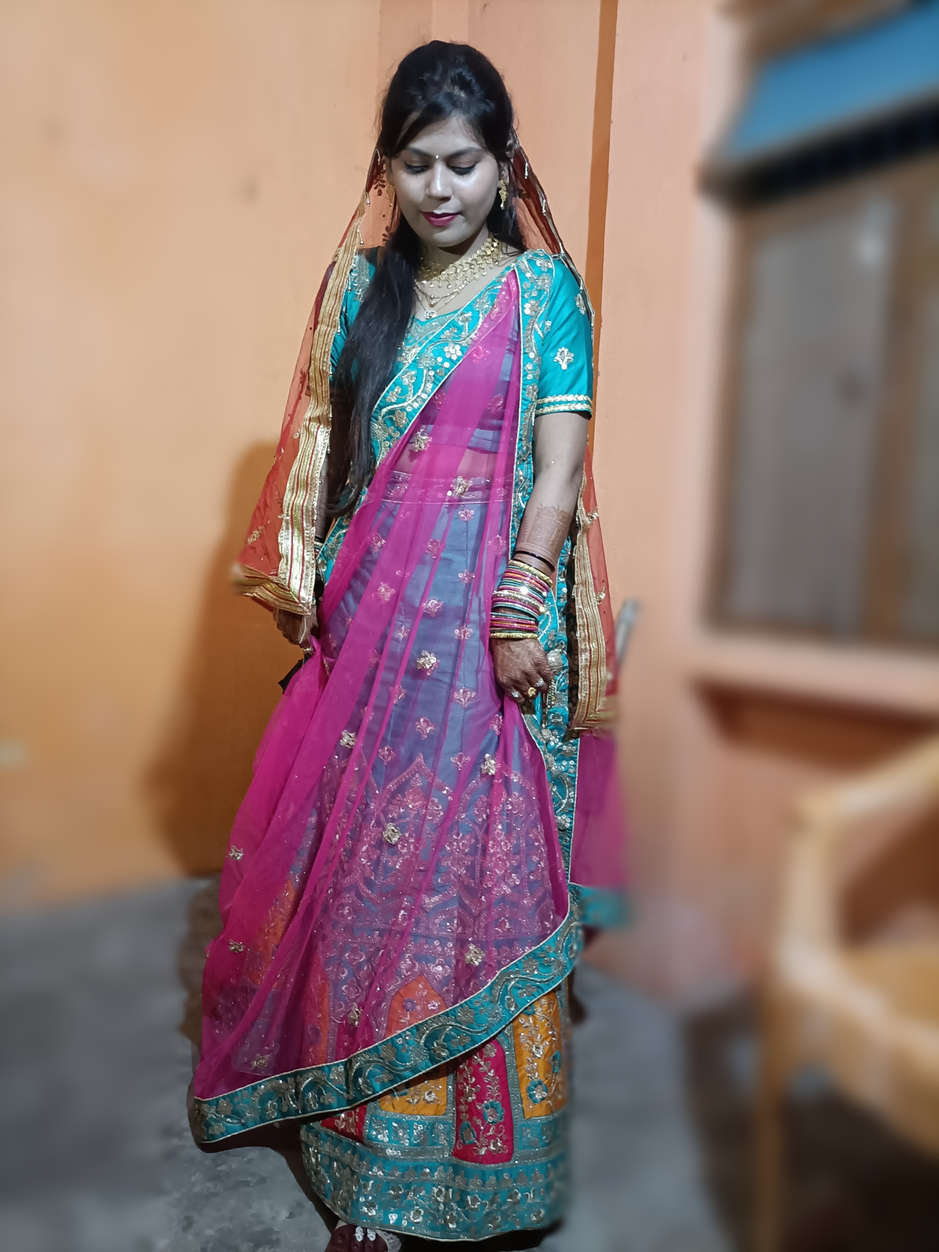 Printed Wedding Lehenga