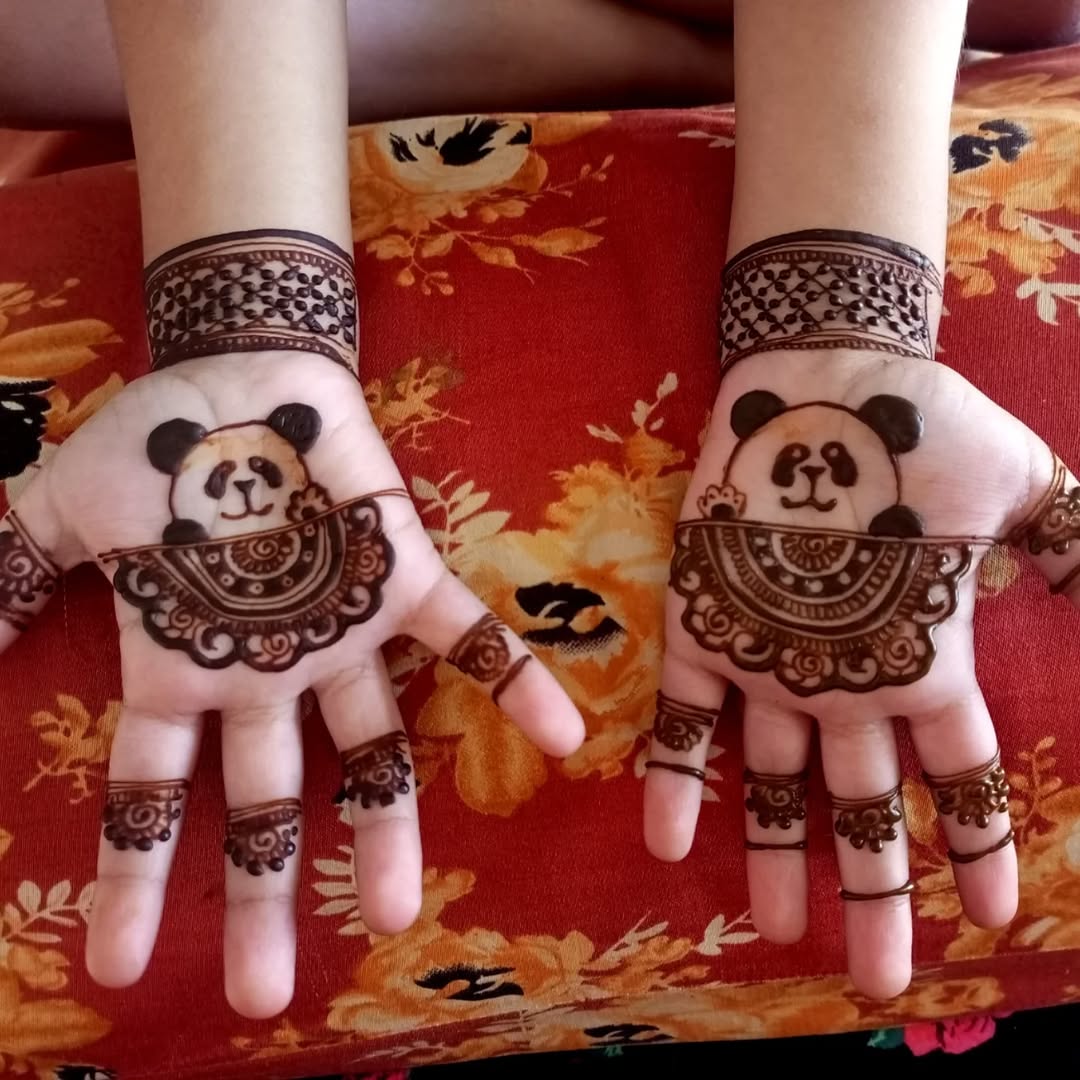 Animal Mehndi Design for Kids