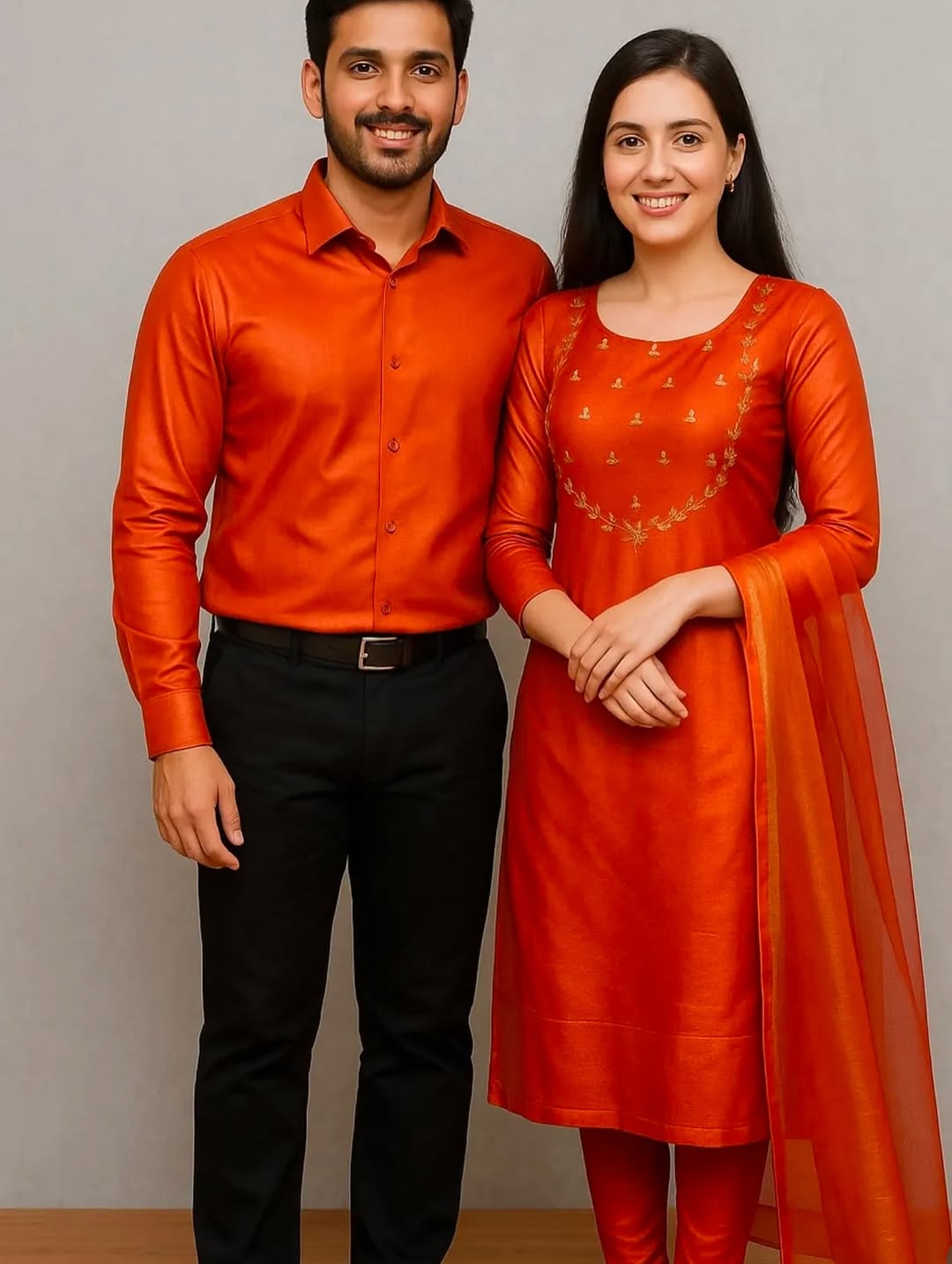 Colour Coordinated Raksha Bandhan Dress Ideas
