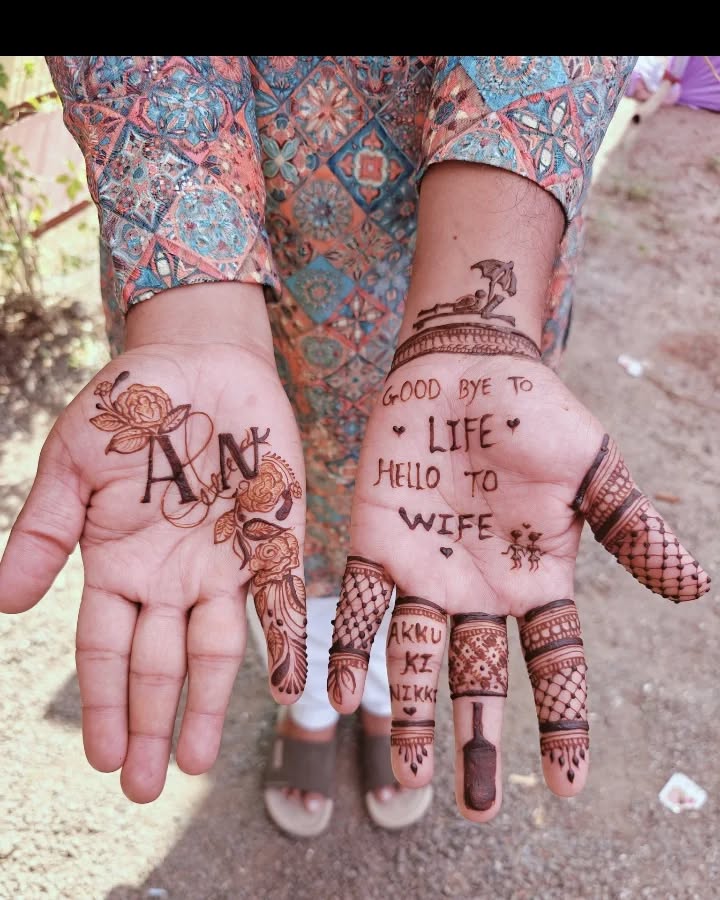  Groom Mehendi Design