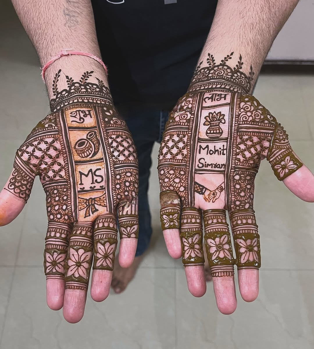  Groom Mehendi Design