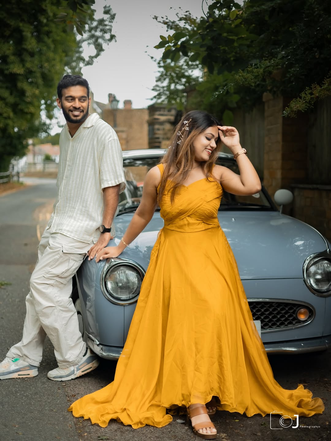 Car or Bike Pose for Pre Wedding Photoshoot