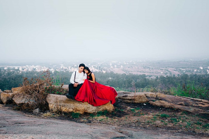 Nandi Hills for Pre Wedding Photoshoot Bangalore