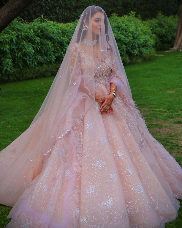 Princess Lehenga in ivory