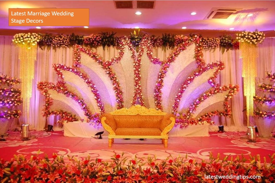 Latest Marriage Wedding Stage Decors 2023