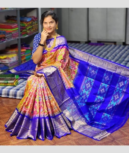  Temple Border Pochampally Sarees: