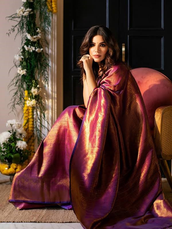 Orchid Kanjivaram Saree