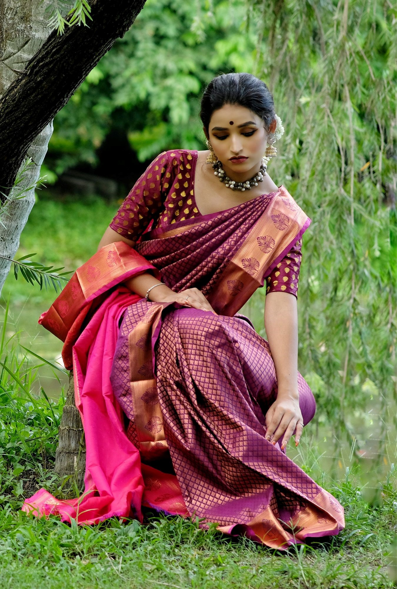 Latest Purple Kanjivaram Sarees