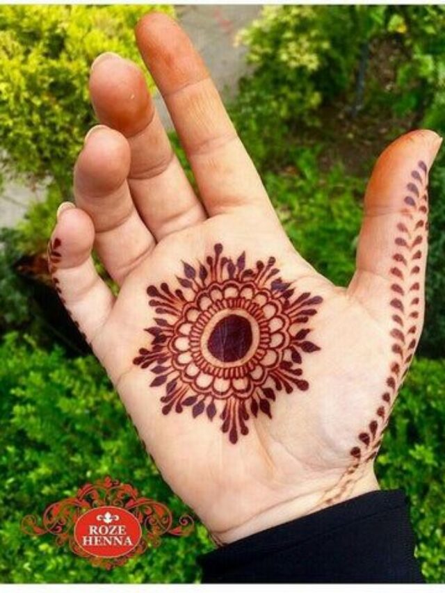 Latest Mehndi Designs For Grooms and boys