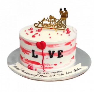 An anniversary cake called Forever Together
