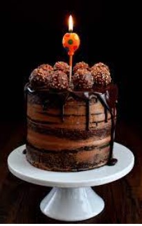 Anniversary Cake with Dripping Chocolate