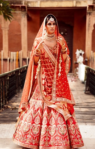 Dupatta Crown and Saree-Pallu-Inspired Elegance