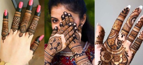Floral Designs for Mehndi Jewellery