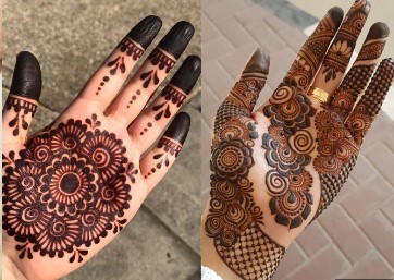 Minimalist Floral Mehndi Designs for the Hand