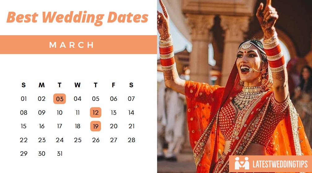 Best Marriage Dates In March 2025