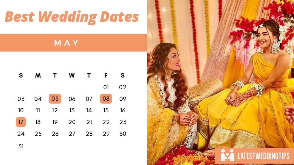 Best Marriage Dates In May 2025