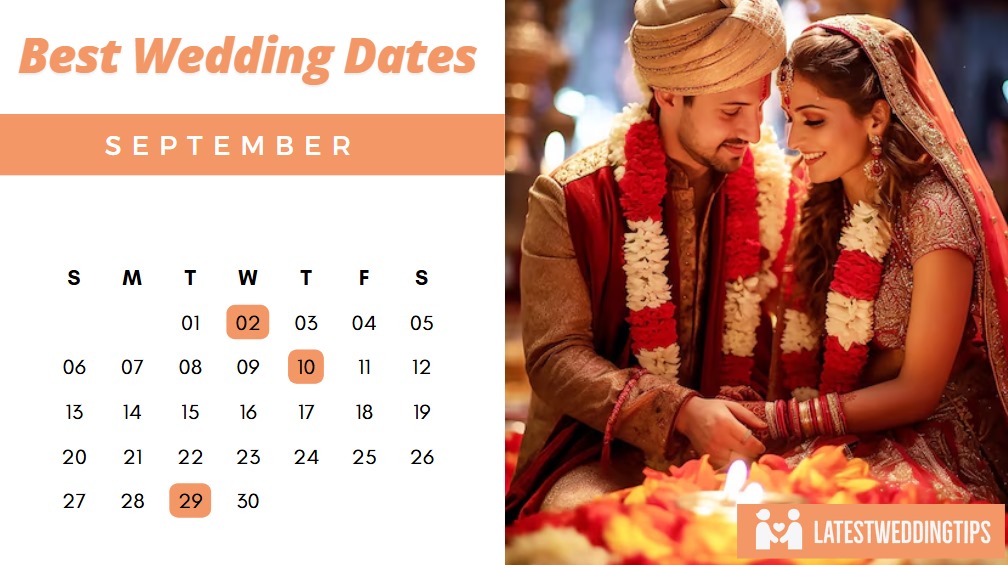 Best Marriage Dates In September 2025