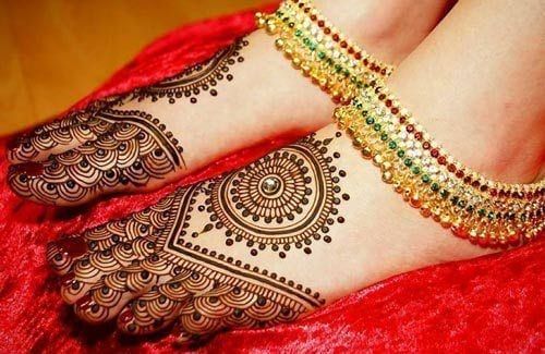 Marwari Style Foot Mehndi