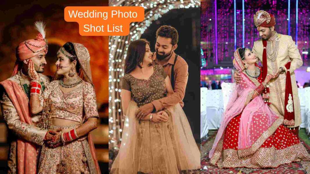 Wedding Photo Shot List